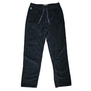 Empyre Pants Womens Size S‎ Small Black Corduroy Relax Fit Skater Y2K Pull On